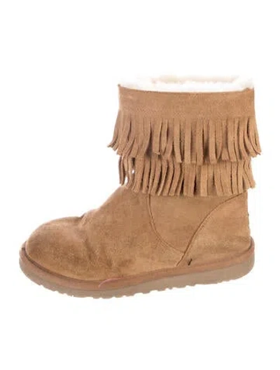 Pre-owned Ugg Suede Boots In Brown