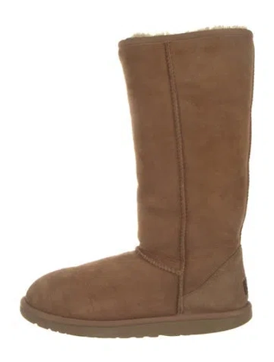 Pre-owned Ugg Suede Boots In Brown
