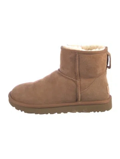 Pre-owned Ugg Suede Boots In Brown