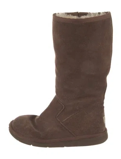 Pre-owned Ugg Suede Boots In Brown