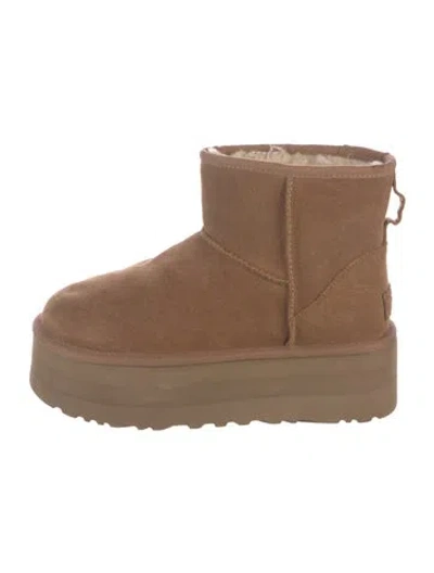 Pre-owned Ugg Suede Boots In Brown