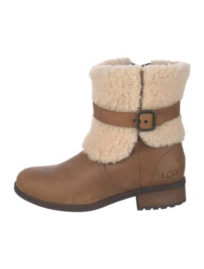 Pre-owned Ugg Suede Boots In Brown
