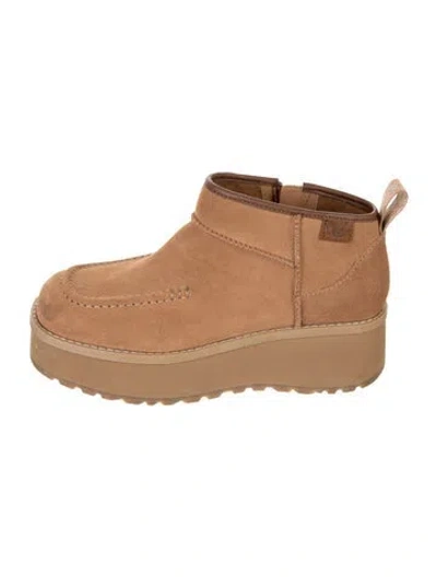 Pre-owned Ugg Suede Boots In Brown