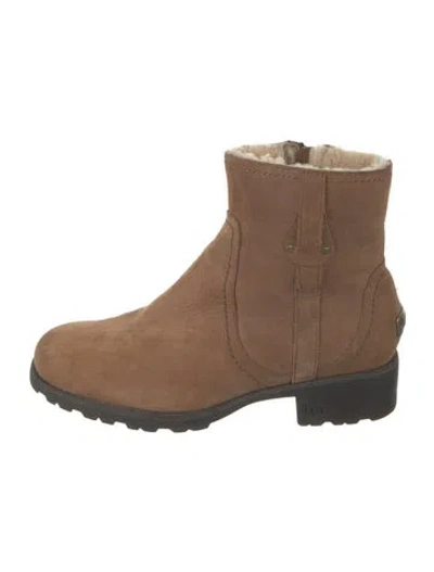 Pre-owned Ugg Suede Boots In Brown