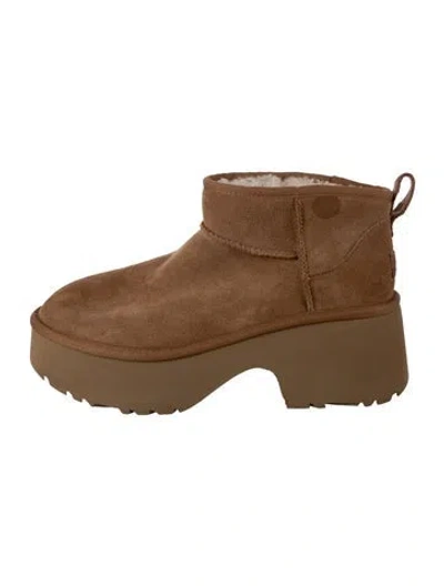 Pre-owned Ugg Suede Boots In Brown