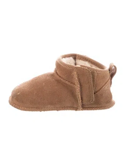Pre-owned Ugg Babies' Suede Boots In Brown