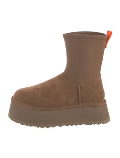 Pre-owned Ugg Suede Boots In Brown