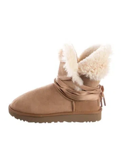Pre-owned Ugg Suede Boots In Brown