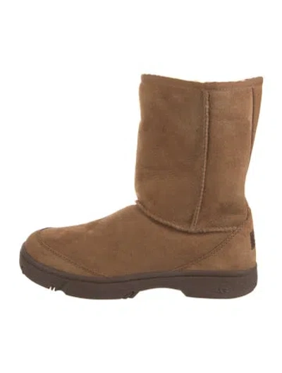 Pre-owned Ugg Suede Boots In Brown