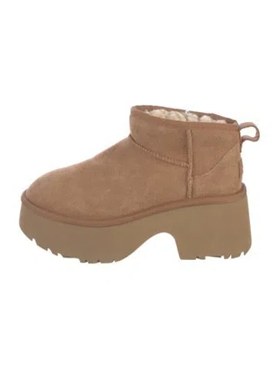Pre-owned Ugg Suede Boots In Brown