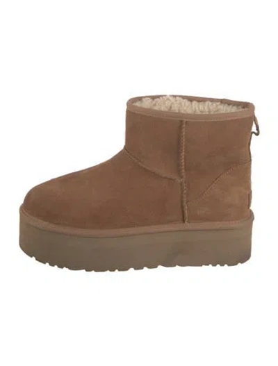 Pre-owned Ugg Suede Boots In Brown