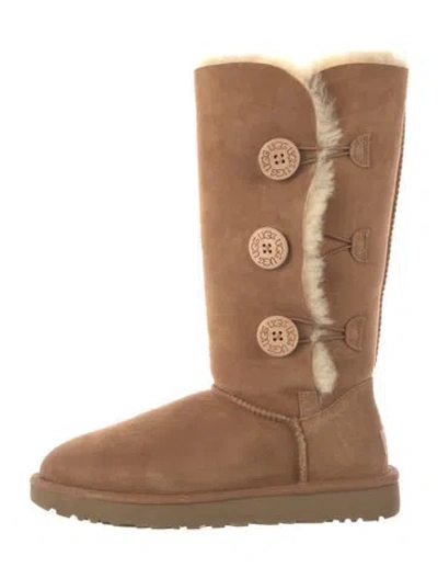 Pre-owned Ugg Suede Boots In Brown