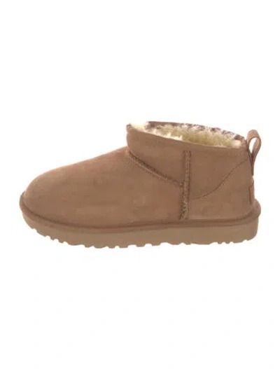Pre-owned Ugg Suede Boots In Brown