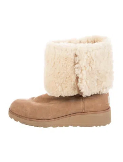 Pre-owned Ugg Suede Boots In Brown