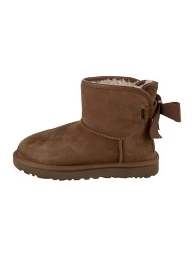 Pre-owned Ugg Suede Boots In Brown