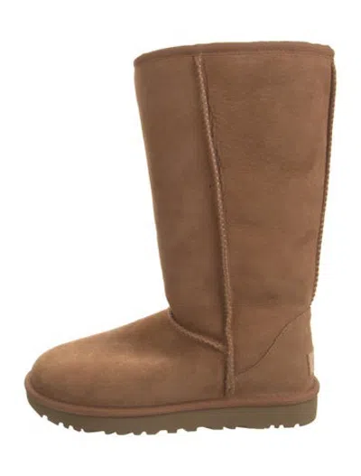 Pre-owned Ugg Suede Boots In Brown