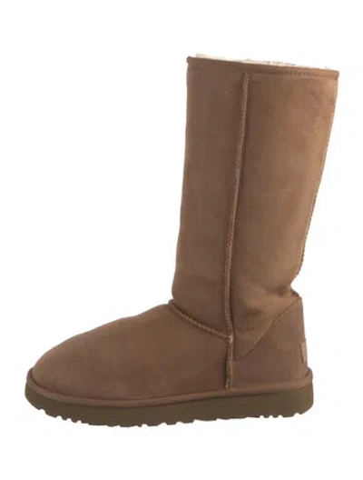 Pre-owned Ugg Suede Boots In Brown/neutrals