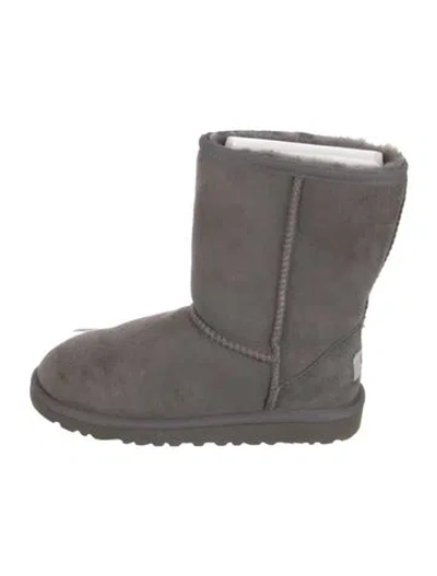 Pre-owned Ugg Suede Boots In Gray
