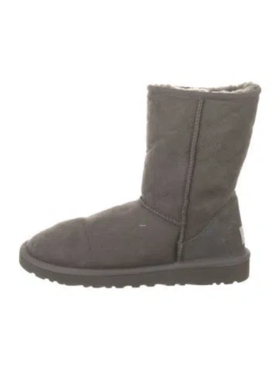 Pre-owned Ugg Suede Boots In Gray