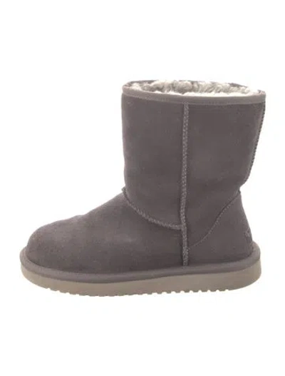 Pre-owned Ugg Suede Boots In Gray
