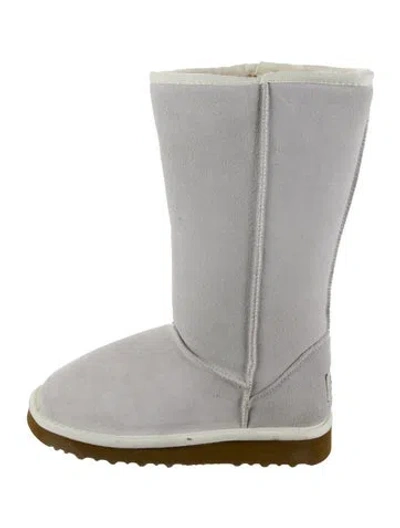 Pre-owned Ugg Suede Boots In Gray