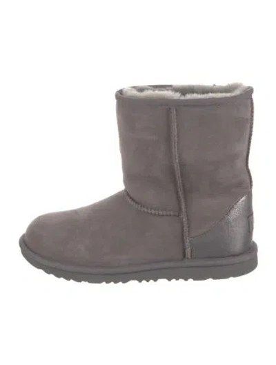 Pre-owned Ugg Suede Boots In Gray