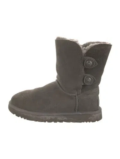 Pre-owned Ugg Suede Boots In Gray