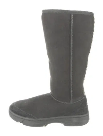 Pre-owned Ugg Suede Boots In Gray