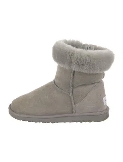 Pre-owned Ugg Suede Boots In Gray