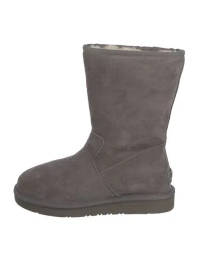 Pre-owned Ugg Suede Boots In Gray