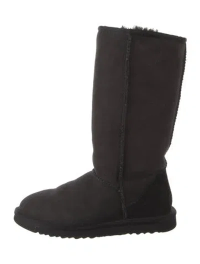 Pre-owned Ugg Suede Boots In Gray