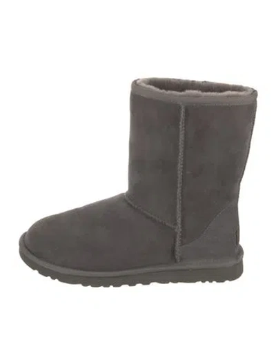 Pre-owned Ugg Suede Boots In Gray