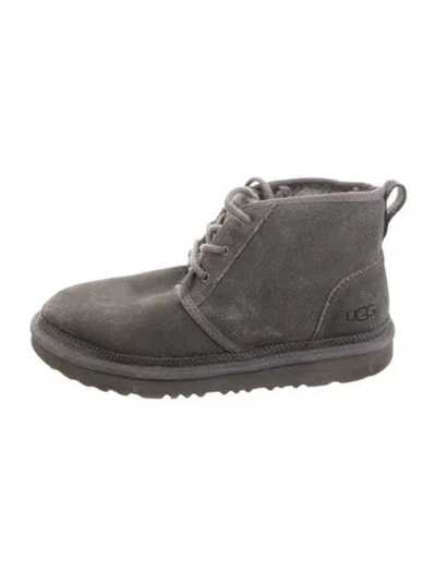 Pre-owned Ugg Babies' Suede Boots In Gray