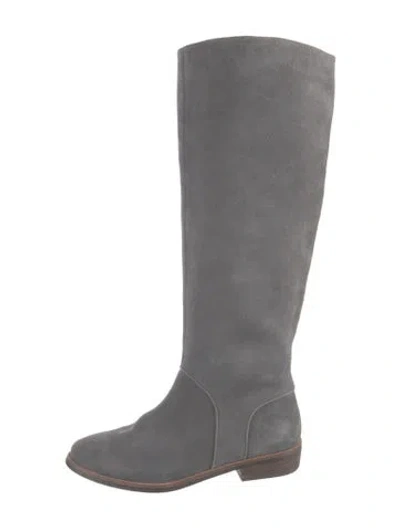 Pre-owned Ugg Suede Boots In Grey