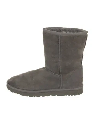 Pre-owned Ugg Suede Boots In Grey