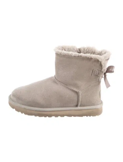 Pre-owned Ugg Suede Boots In Grey