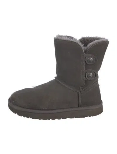 Pre-owned Ugg Suede Boots In Grey