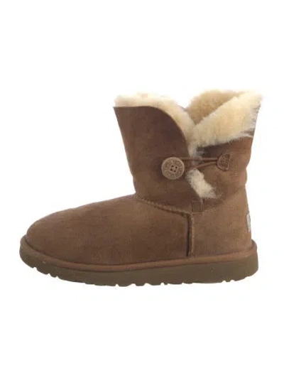 Pre-owned Ugg Suede Boots In Neutral
