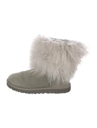 Pre-owned Ugg Suede Boots In Neutral