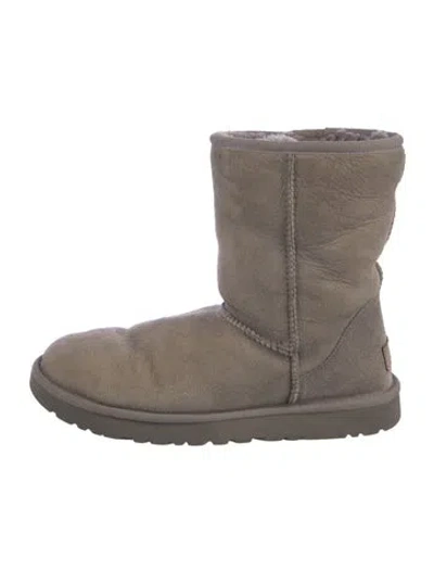 Pre-owned Ugg Suede Boots In Neutral