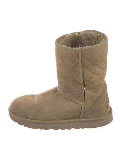 Pre-owned Ugg Suede Boots In Neutral