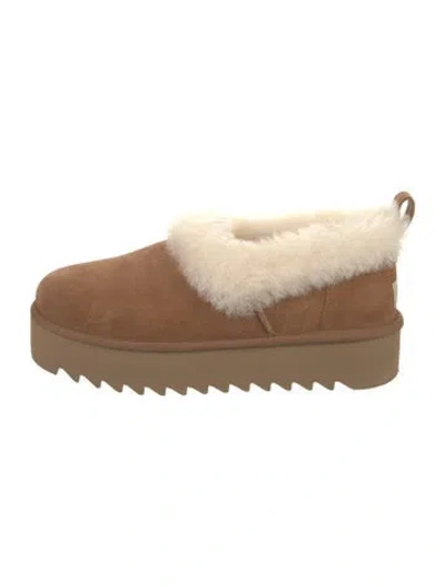 Pre-owned Ugg Suede Boots In Neutral