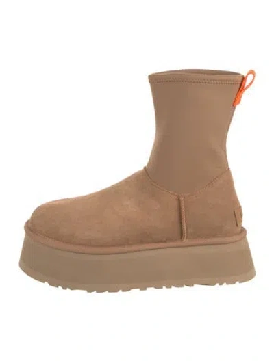 Pre-owned Ugg Suede Boots In Neutral