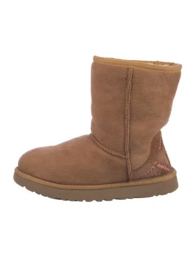 Pre-owned Ugg Suede Boots In Neutral