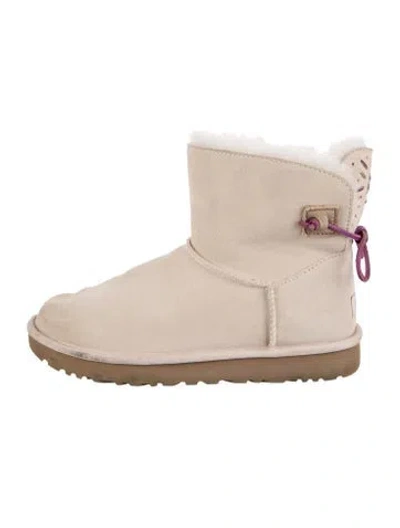 Pre-owned Ugg Suede Boots In Neutral
