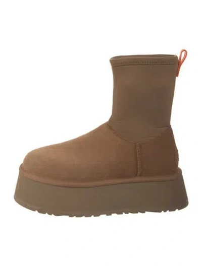 Pre-owned Ugg Suede Boots In Neutral