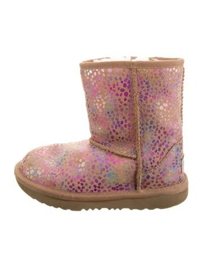 Pre-owned Ugg Babies' Suede Boots In Neutral