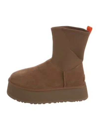 Pre-owned Ugg Suede Boots In Neutral