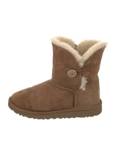 Pre-owned Ugg Suede Boots In Neutral