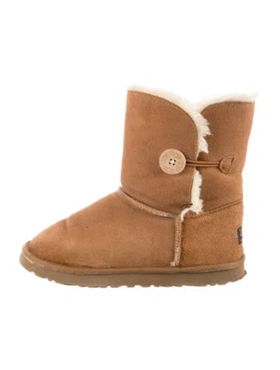 Pre-owned Ugg Suede Boots In Neutral